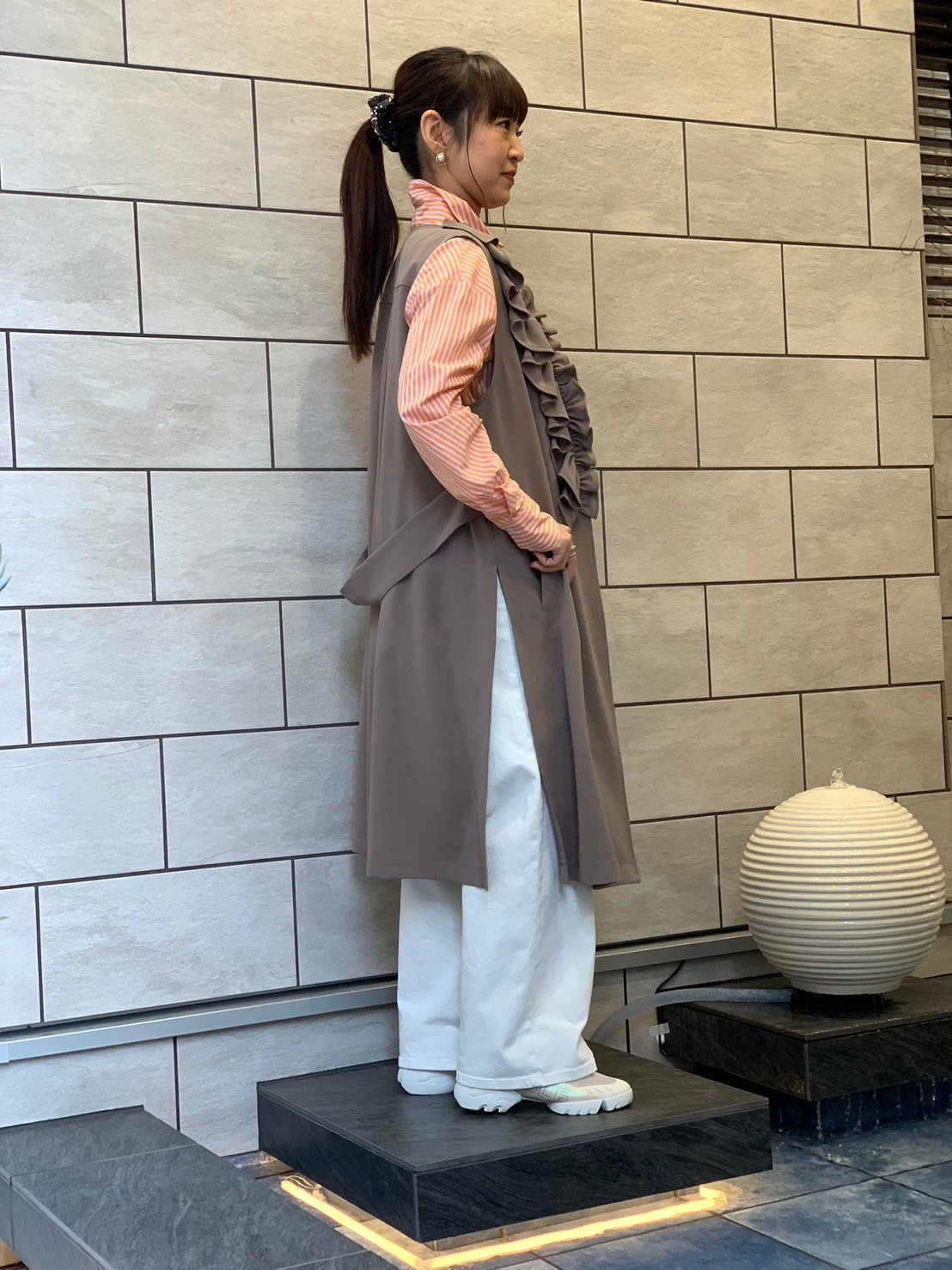 ガレナ ダウンベスト ロングジレ ガレナダウンベストロングジレ