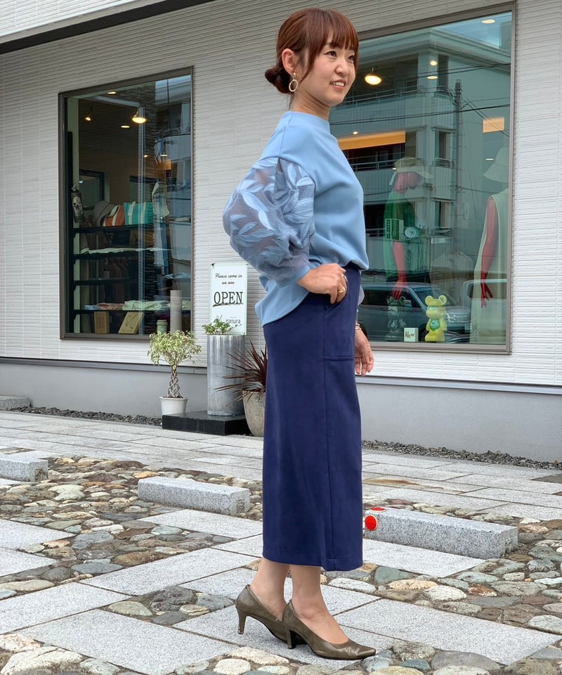 ROSIEE フェイクスエードタイトスカート