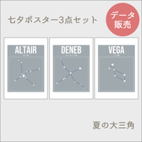 七夕の知育ポスター[PDFデータ]