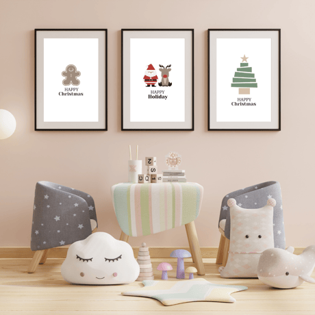 クリスマスポスター4点セット[PDFデータ]