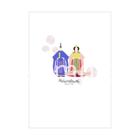 ひな祭りポスター 桃の花ver[PDFデータ]