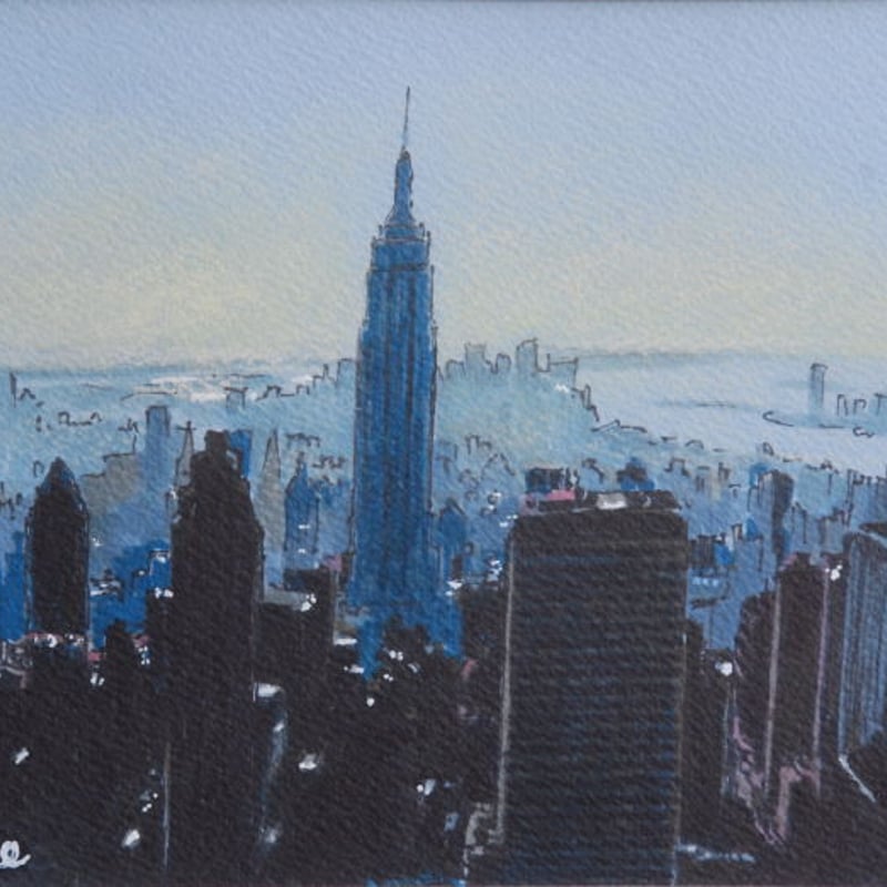 夜明けのマンハッタン | 洋画家 田邊翠 ( Kie-Ko)