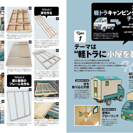 手作りキャンピングカー&車中泊DIY