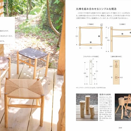 グリーンウッドワークで椅子を作る