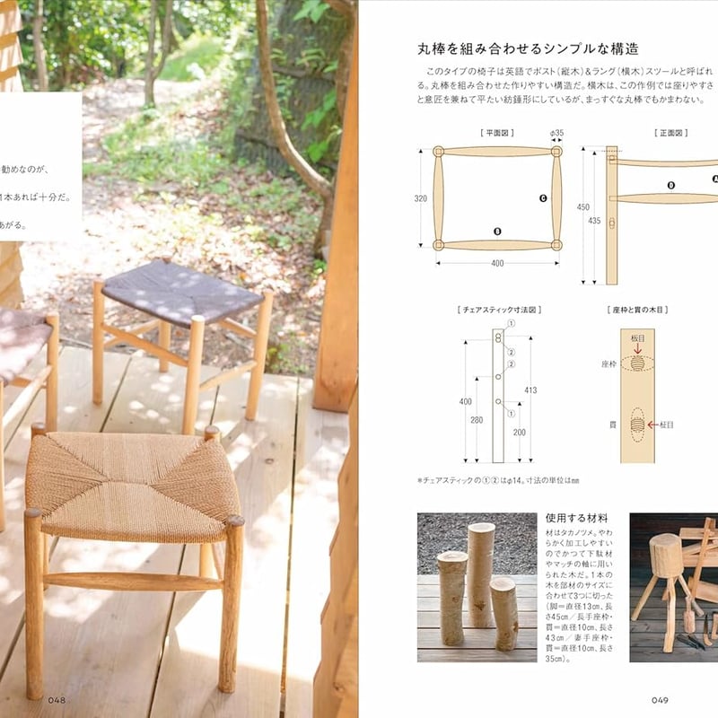 天然欅　消毒液置き/椅子/DIY材料 グリーンウッドワークで椅子を作る | dopa DIY market