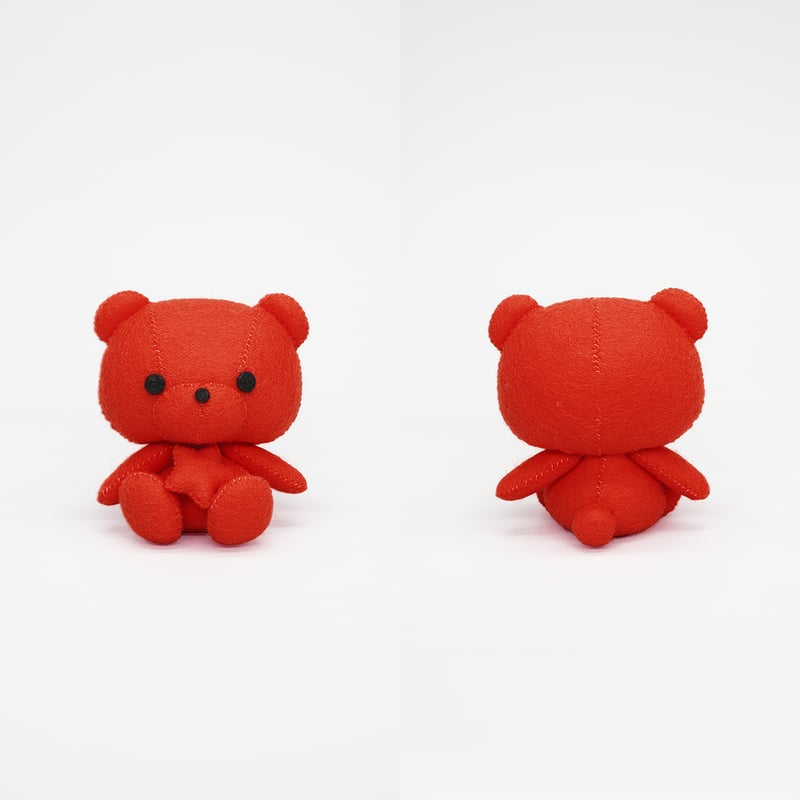ミニーで作る 推し色くまちゃんミニ | SUNFELT