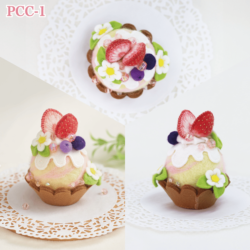 羊毛で作る スイーツピンクッション | SUNFELT