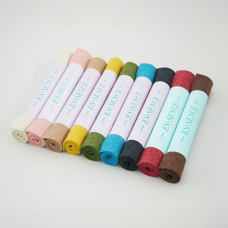 SUNFEEL WF 30cm角フェルト 8本セット エッセンス（22×30cm）全色セット |