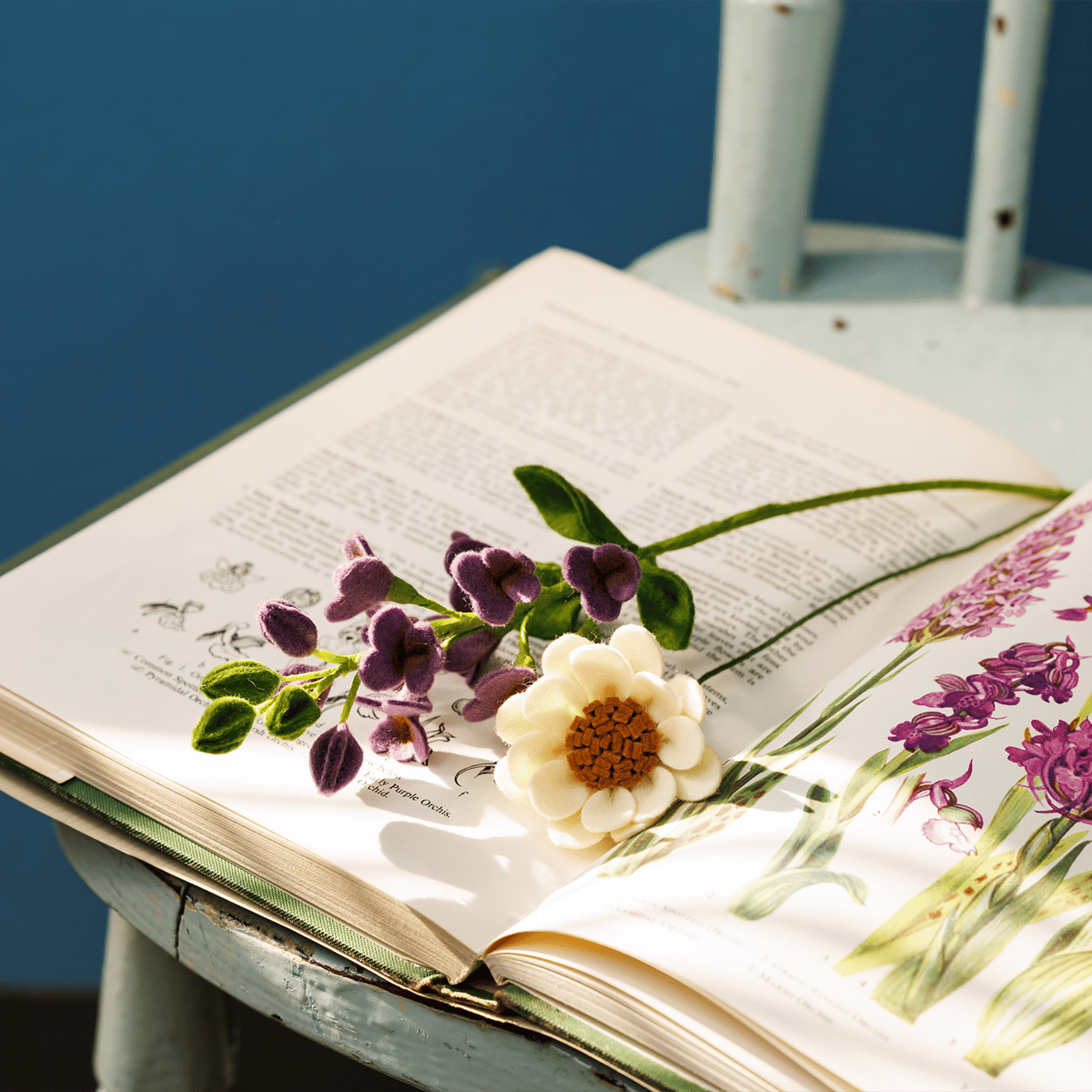 ピュアウール100でつくる インテリアフェルトフラワー | SUNFELT