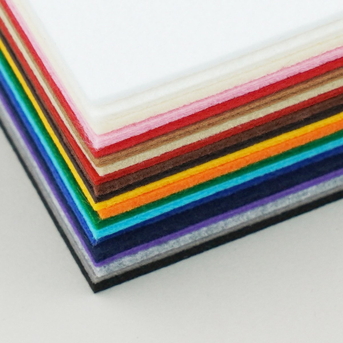 SUNFELT 紫色 フェルト 30cm角 11本セット Vフェルト（18cm角