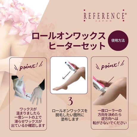 ロールオンワックスヒーターセット