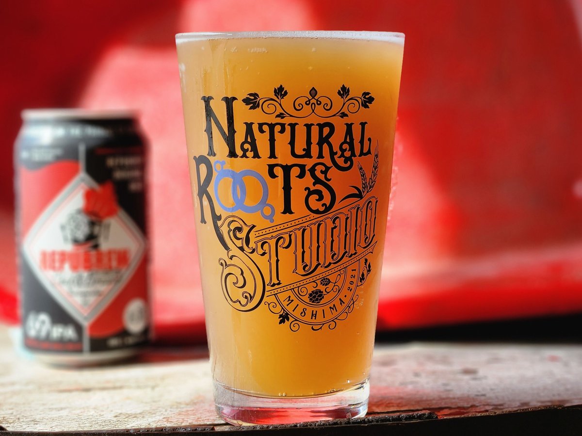 パイントグラス / Pint Glass【Repubrew×Natural Roots Stu パイントグラス / Pint Glass【Repubrew×Natural Roots Stu