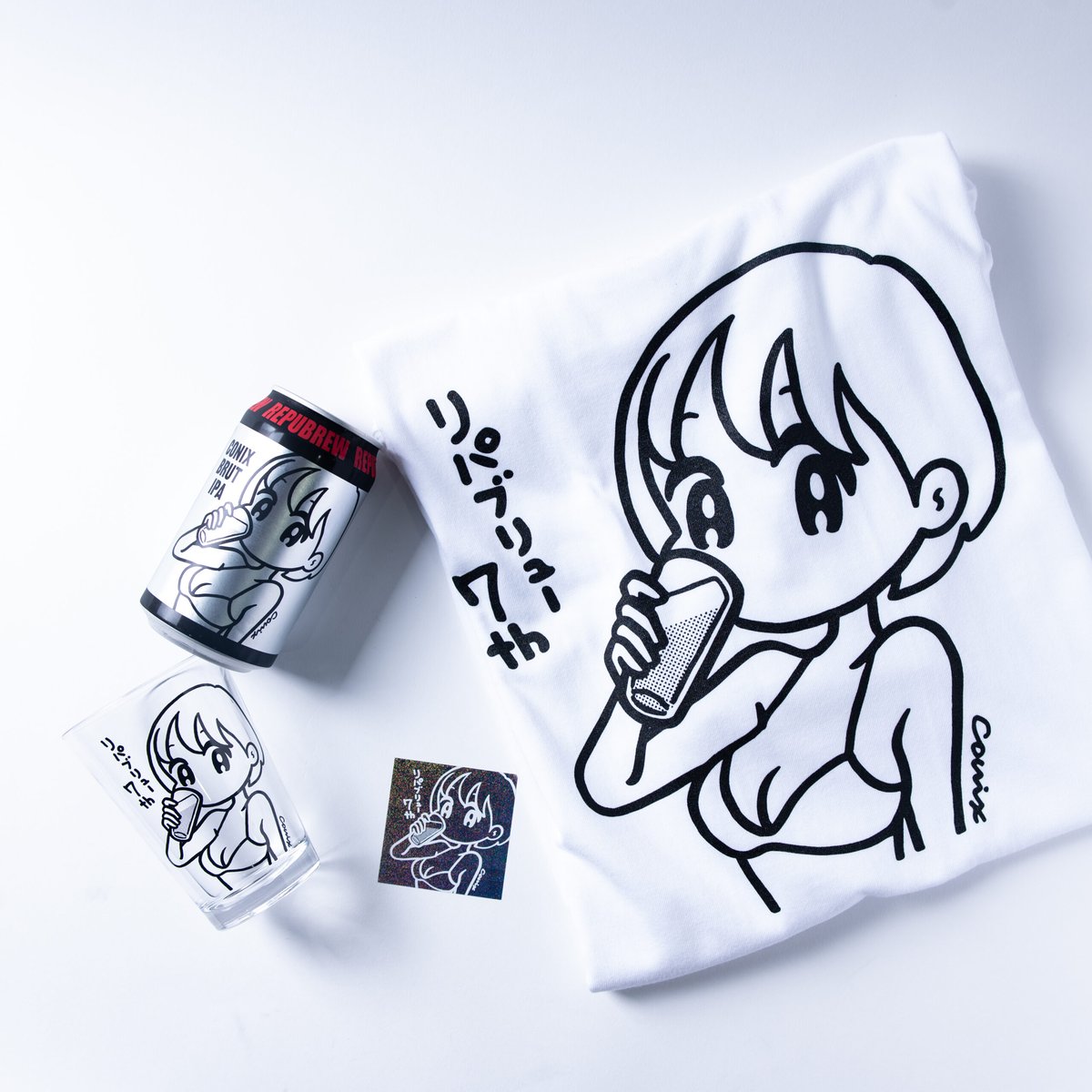 リパブリュー CONIXハーフグラス【7周年】【リパブリュー / Repubrew