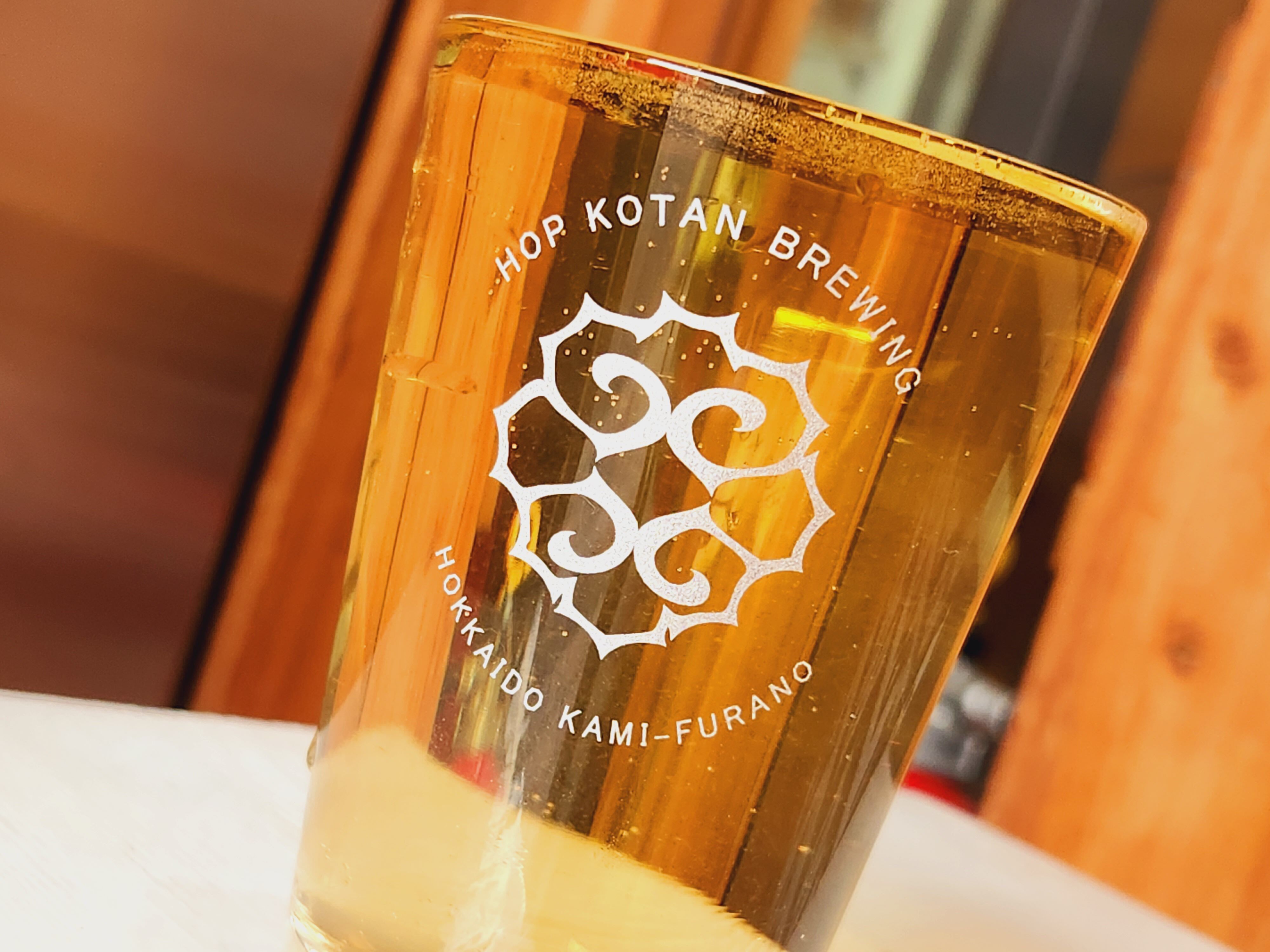 ハーフパイントグラス/ half pint glass【忽布古丹醸造/HOP KOTAN】 |