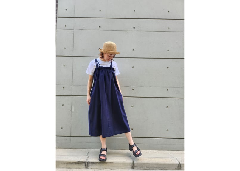 久留米絣　半袖ワンピース　雪んこ 久留米絣 半袖ワンピース 雪んこ