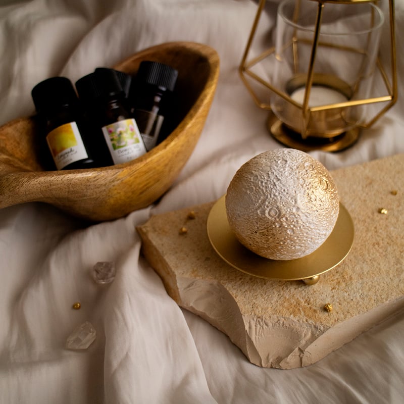 No.951 アロマストーン✩.*˚Luna Moon sachet☽・:* No.951 アロマストーン✩.*˚Luna Moon sachet☽・:* tiny moon stone |