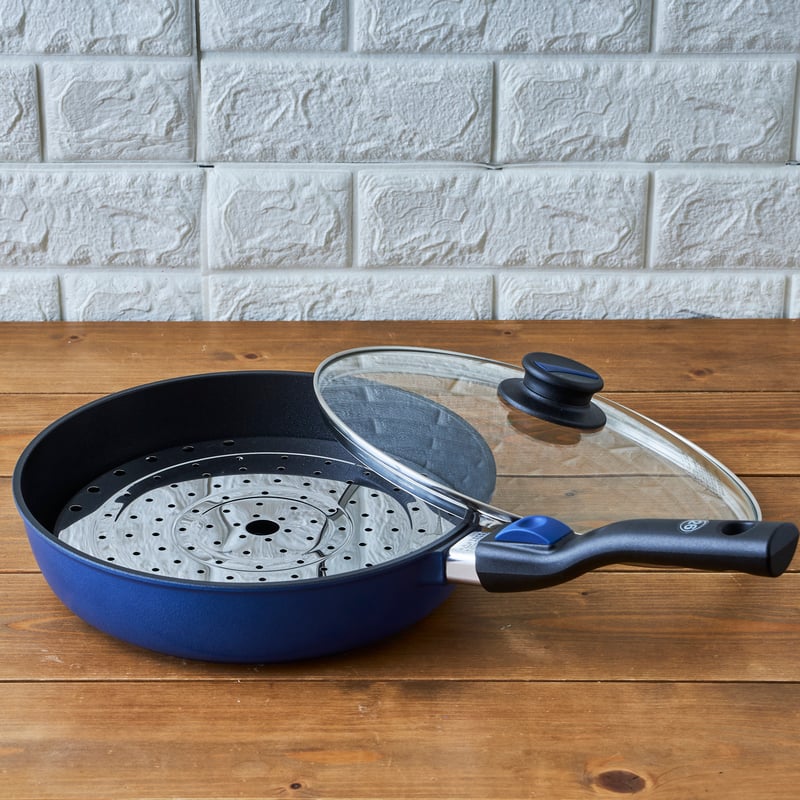 スピニー／26cmガラス蓋付フライパン（IH・ガス両用） | COCOMOV