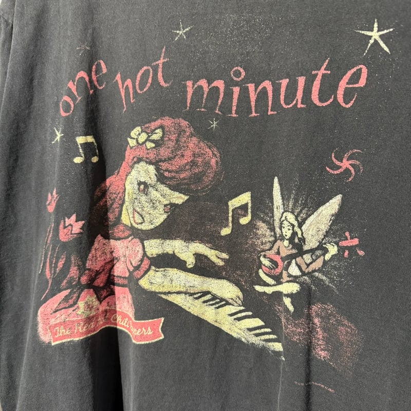 最終値下　レッチリ　one hot minute ヴィンテージ　Tシャツ　L 古着Tシャツ】音楽 90s RED HOT CHILI PEPPERS 