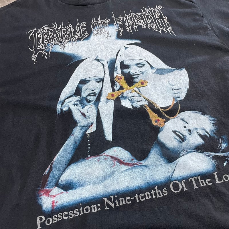 【デザイン◎】CRADLE OF FILTH Tシャツ　シングルステッチ　XL CRADLE OF FILTH】クレイドルオブフィルス Vintage Tシャツ XL