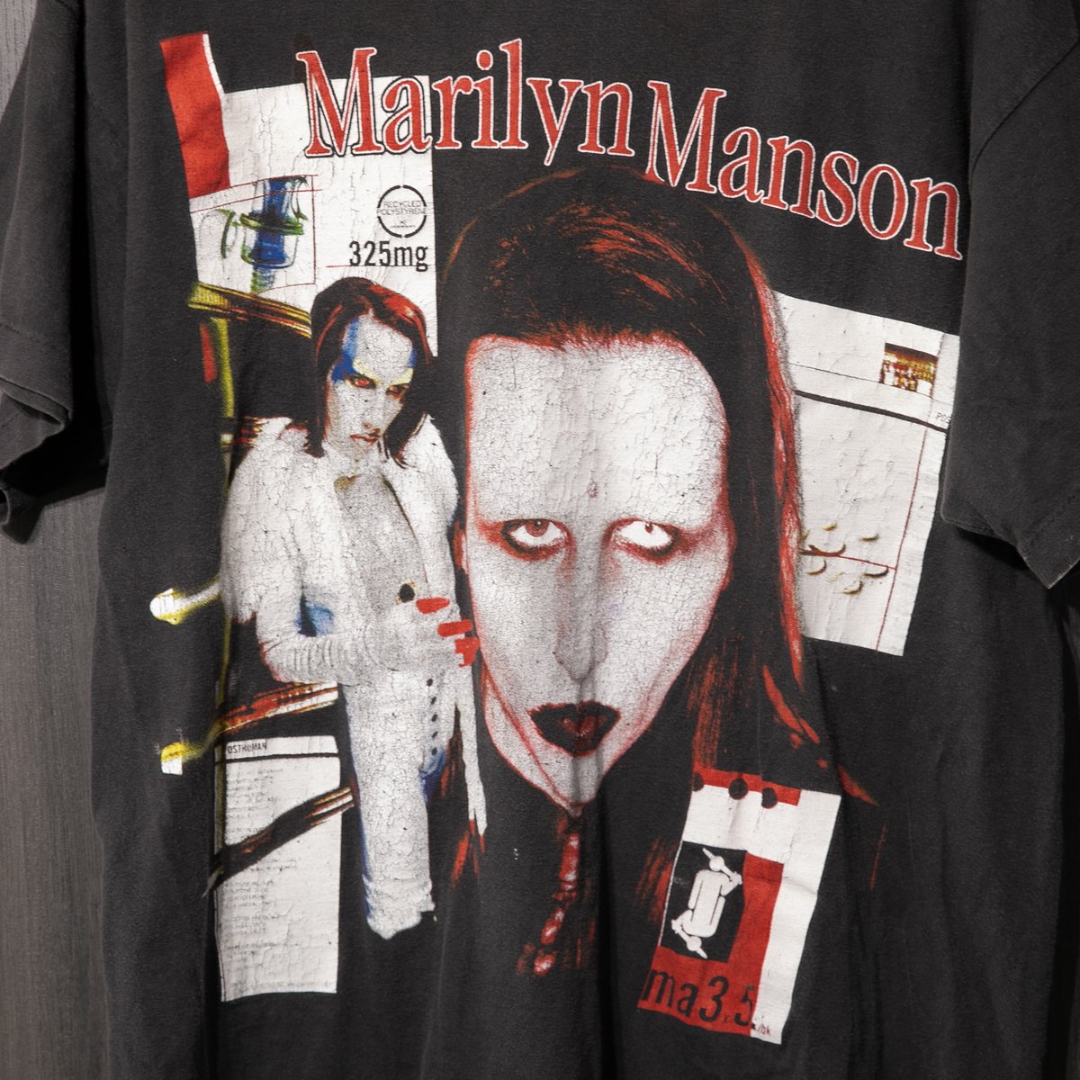 パンダ　MARILYN MANSON ブート Tシャツ ユーロ XL パンダ MARILYN MANSON ブート Tシャツ ユーロ XL パンダ MARILYN