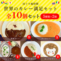 世界のカレー満足セット（5種全10個セット）