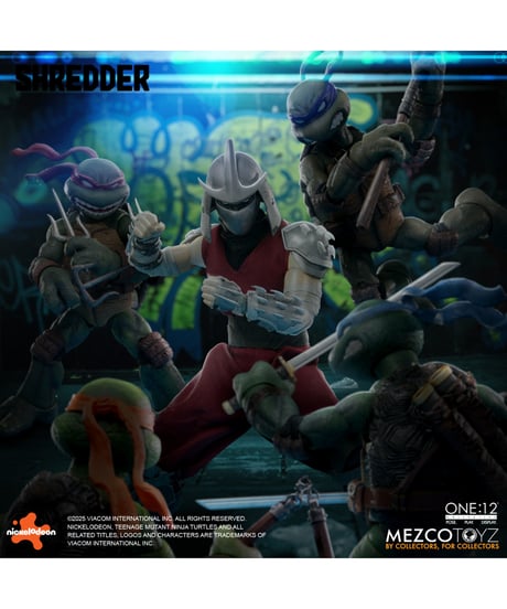 【予約】ワン12コレクティブ/ TMNT ティーンエイジ・ミュータント・ニンジャ・タートルズ: シュレッダー 1/12 アクションフィギュア　［メズコトイズ］