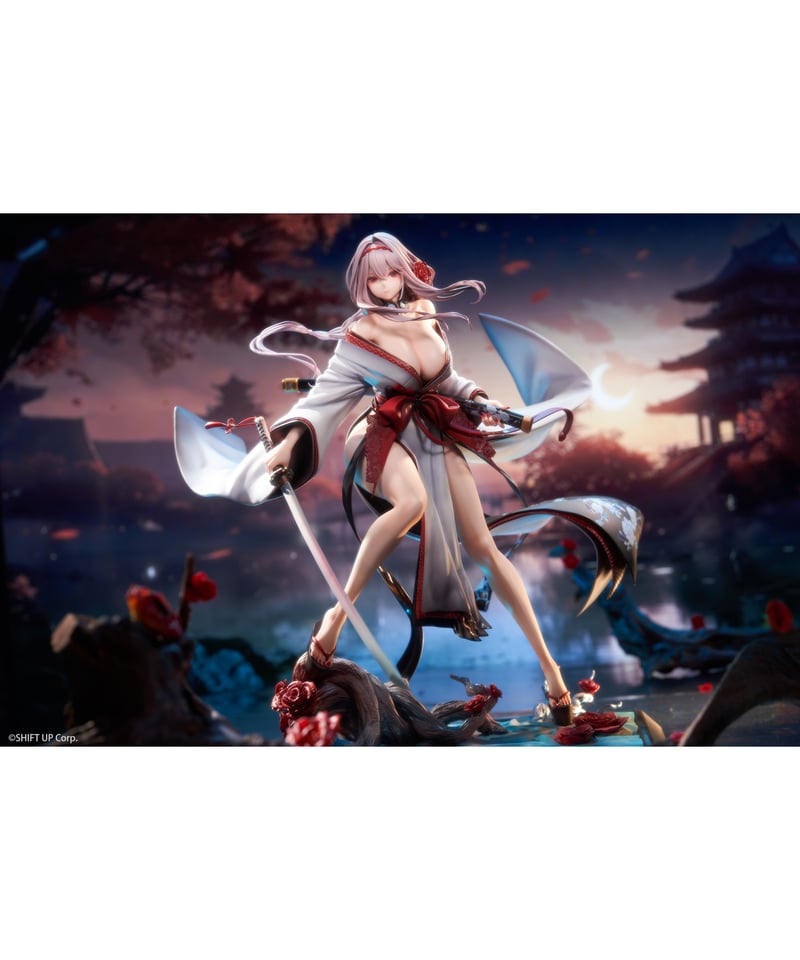 新品未開封　NIKKE フィギュア 予約】勝利の女神：NIKKE 紅蓮：ブラックシャドウ ロンギングフラワー