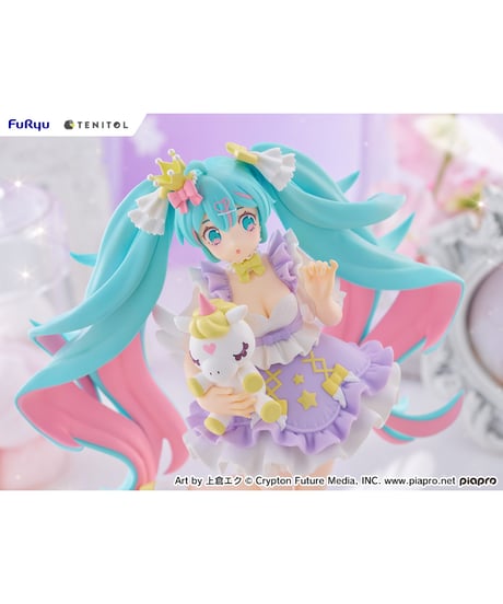 TENITOL 初音ミク 夢かわプリンセス ラベンダーver.　塗装済み完成品	　[フリュー]