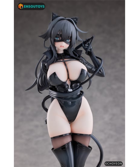【予約】猫の女 Happyちゃん 1/6 完成品フィギュア　［ENSOUTOYS］
