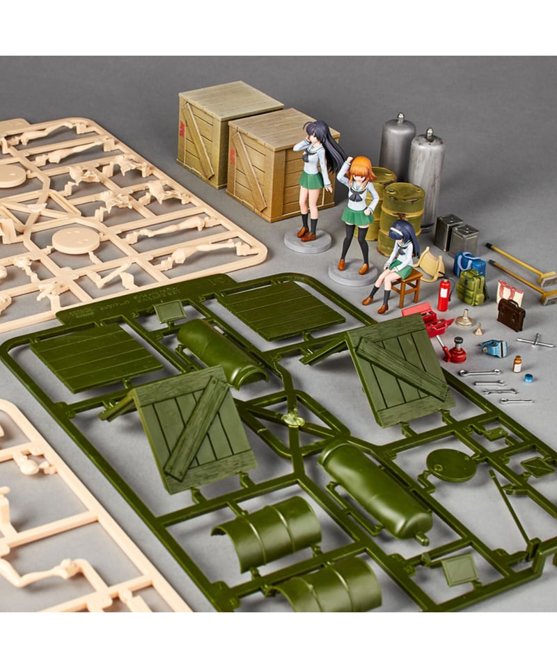 ARTPLA ガールズ＆パンツァー 最終章 ガレージセット[B] | WonderToys