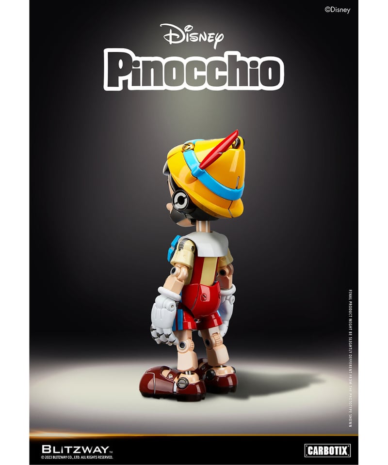 予約】CARBOTIX ピノキオ ダイキャスト合金 可動フィギュア【 Disney