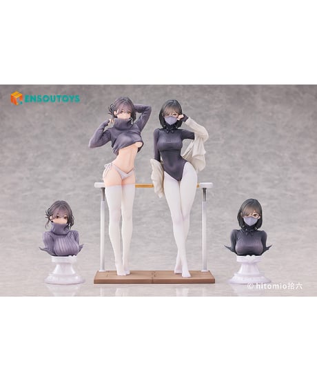 ギター妹妹（メイメイ）&昇玖先生の舞踏教室 セット　1/7スケール　プラスチック製塗装済み完成品