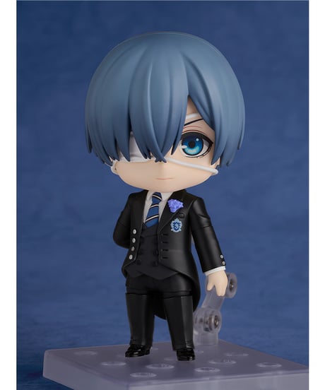 黒執事 -寄宿学校編-　ねんどろいど シエル・ファントムハイヴ 紺碧の梟寮 Ver.　塗装済み可動フィギュア　［グッドスマイルカンパニー］