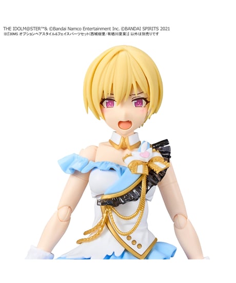 【送料無料】30MS オプションヘアスタイル&フェイスパーツセット(西城樹里/有栖川夏葉)　アイドルマスターシリーズ　プラモデル　［バンダイ］