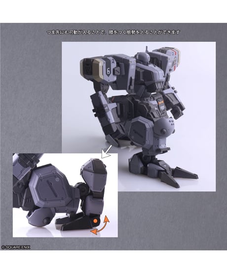 フロントミッション ストラクチャーアーツプラス 1/48 プラスチックモデルキットシリーズ ゼニスV 30周年記念版　［スクウェア・エニックス］