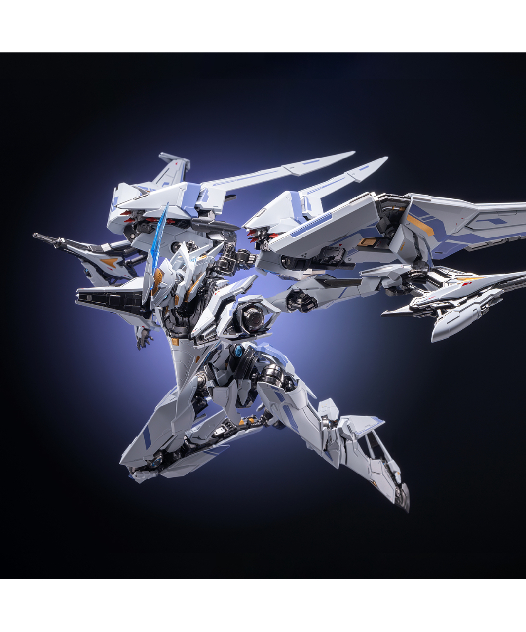 予約】Mecha Break 卓越級・解限機・矛隼 標準型 可動フィギュア