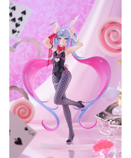 【予約】POP UP PARADE 初音ミク ラビットホールVer. L size　塗装済み完成品　キャラクター・ボーカル・シリーズ01 初音ミク　[グッドスマイルカンパニー]