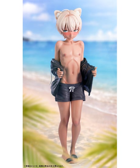 【予約】水着の褐色ケモ耳男子 ラオル 1/6スケール塗装済み完成品フィギュア　［B´full FOTS JAPAN］