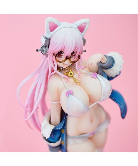 すーぱーそに子 White cat ver. （再販）　彩色済み完成品フィギュア
