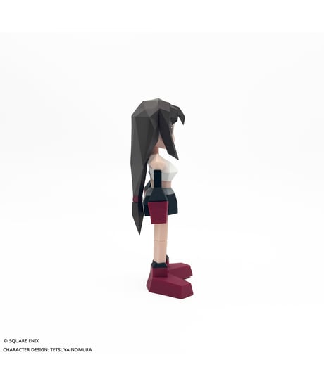 【予約】FINAL FANTASYVII ポリゴンソフビ ティファ・ロックハート　［スクウェア・エニックス］