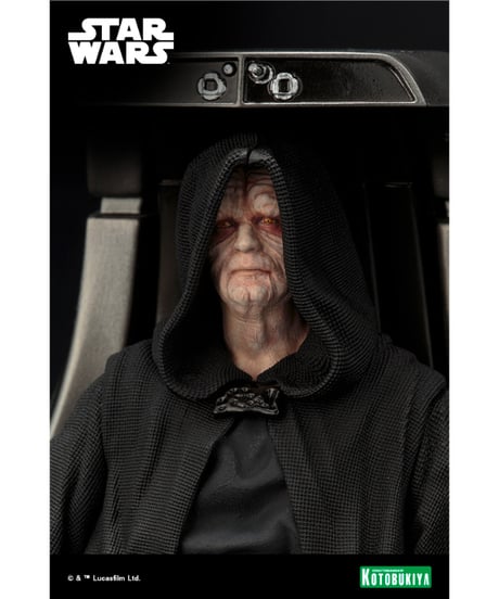 ARTFX+ パルパティーン皇帝（再生産）　スター・ウォーズ／ジェダイの帰還　PVC塗装済み簡易組立キット
