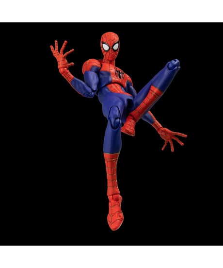 スパイダーマン：スパイダーバース　SVアクション ピーター・B・ パーカー／スパイダーマン  通常版（二次再販）　 PVC&ABS製　塗装済み可動フィギュア　［千値練］