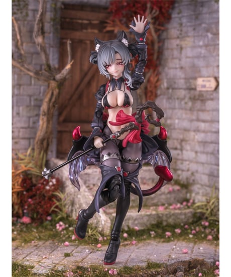 見習魔女・星川猫猫 1/12 完成品アクションフィギュア 黒髪Ver.　[次元具象(EXSSRION)]