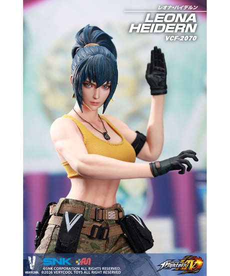 【予約】King of Fighters XIV 1/6 コレクティブル アクションフィギュア レオナ・ハイデルン　［ベリークール］