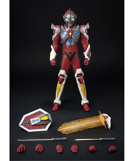 【予約】フィグゼロ　電光超人グリッドマン（特撮カラー版）　塗装済み可動フィギュア　［threezero］