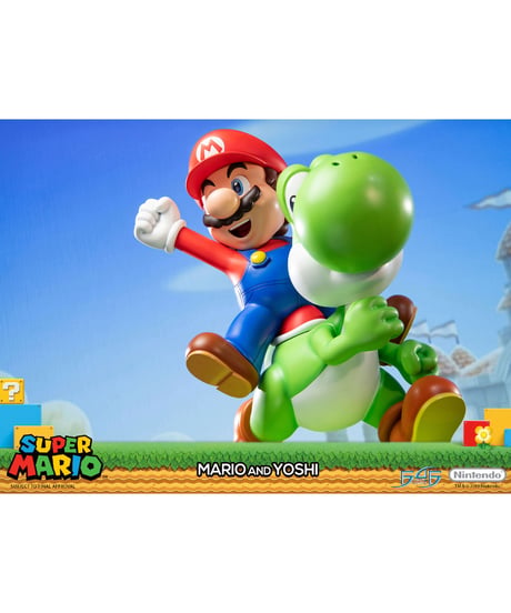 【予約】スーパーマリオシリーズ/ マリオ＆ヨッシー スタチュー　［ファースト4フィギュア］
