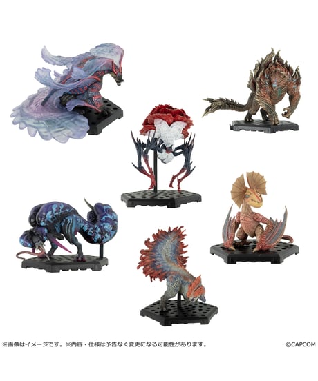 モンハン クリエイターズモデル 泡狐竜タマミツネ 怒り+天彗龍バルファルク怒り カプコンフィギュアビルダー クリエイターズモデル 泡狐竜