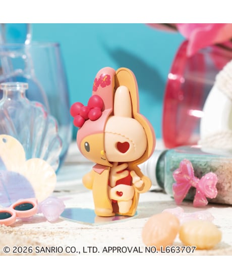 【予約】解体パズルFANTASYサンリオキャラクターズ トロピカルチェリーMix　4個入り1BOX　［メガハウス］