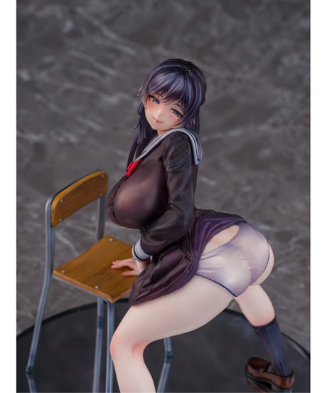 【予約】宮前詩帆 放課後バック illustration by 弱電波(健全Ver.)　1/6　PVC塗装済み完成品　［ダイキ工業］