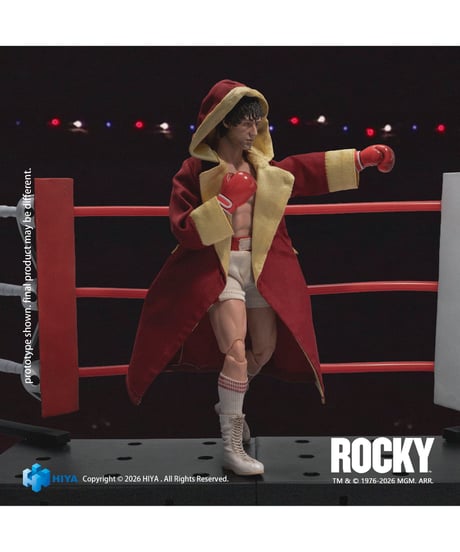 【予約】ロッキー 1/12 アクションフィギュア ロッキー・バルボア　［ハイヤトイズ］